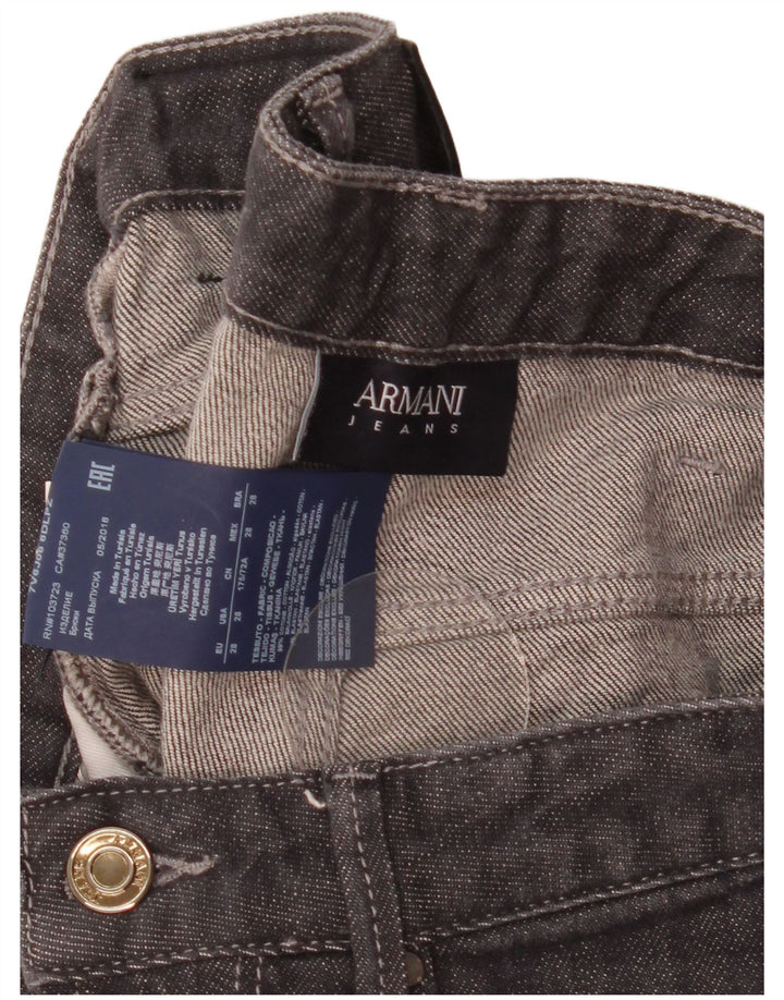 Jeans skinny da donna Armani W28 L34 cotone grigio