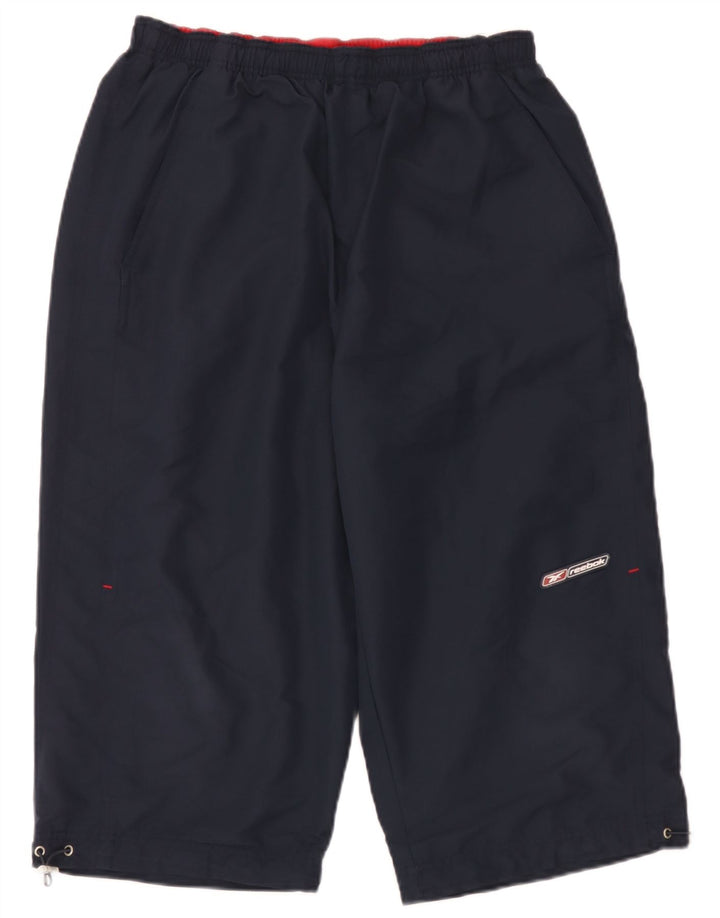 Pantaloni da tuta Adidas Capri da uomo XL in poliestere blu navy