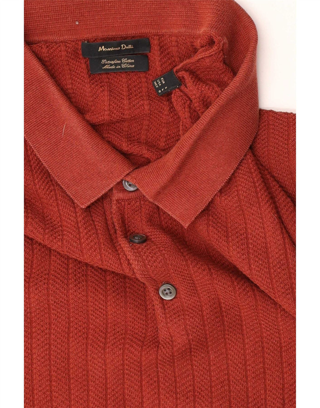Polo da uomo Massimo Dutti grande rossa