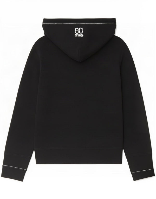 Felpa con cappuccio grafica Champion da donna in edizione speciale UK 12 media nera