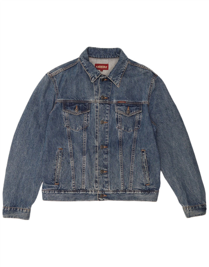 Giacca di jeans da uomo Carrera UK 40 grande cotone blu