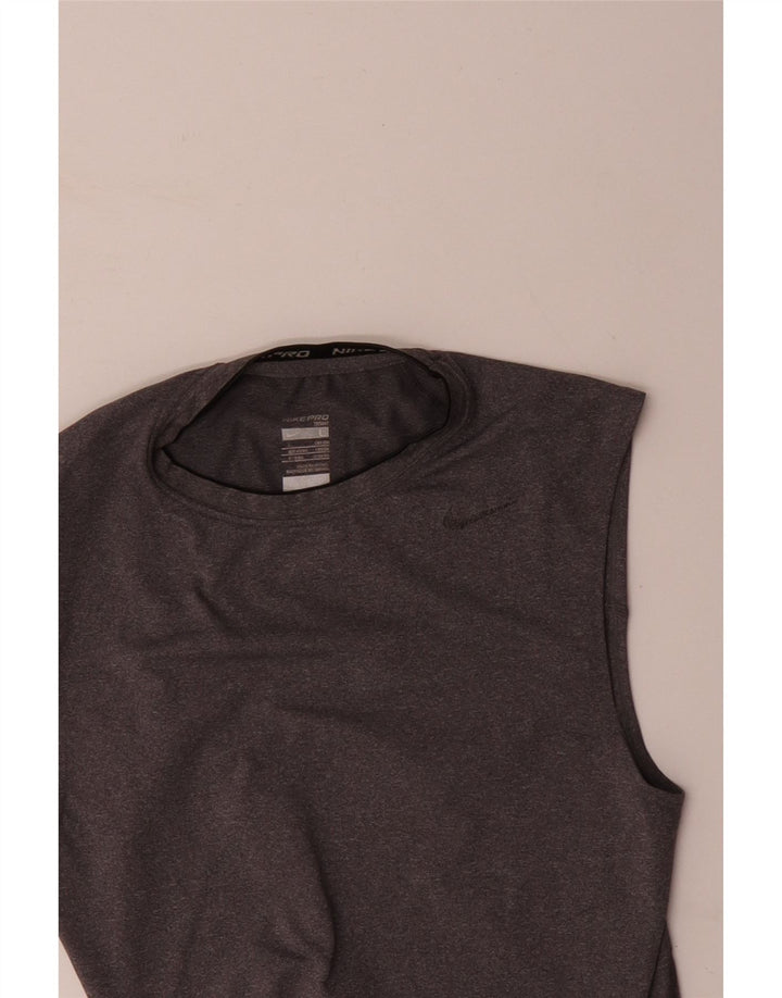 Canotta da uomo NIKE UK 42/44 grande grigio