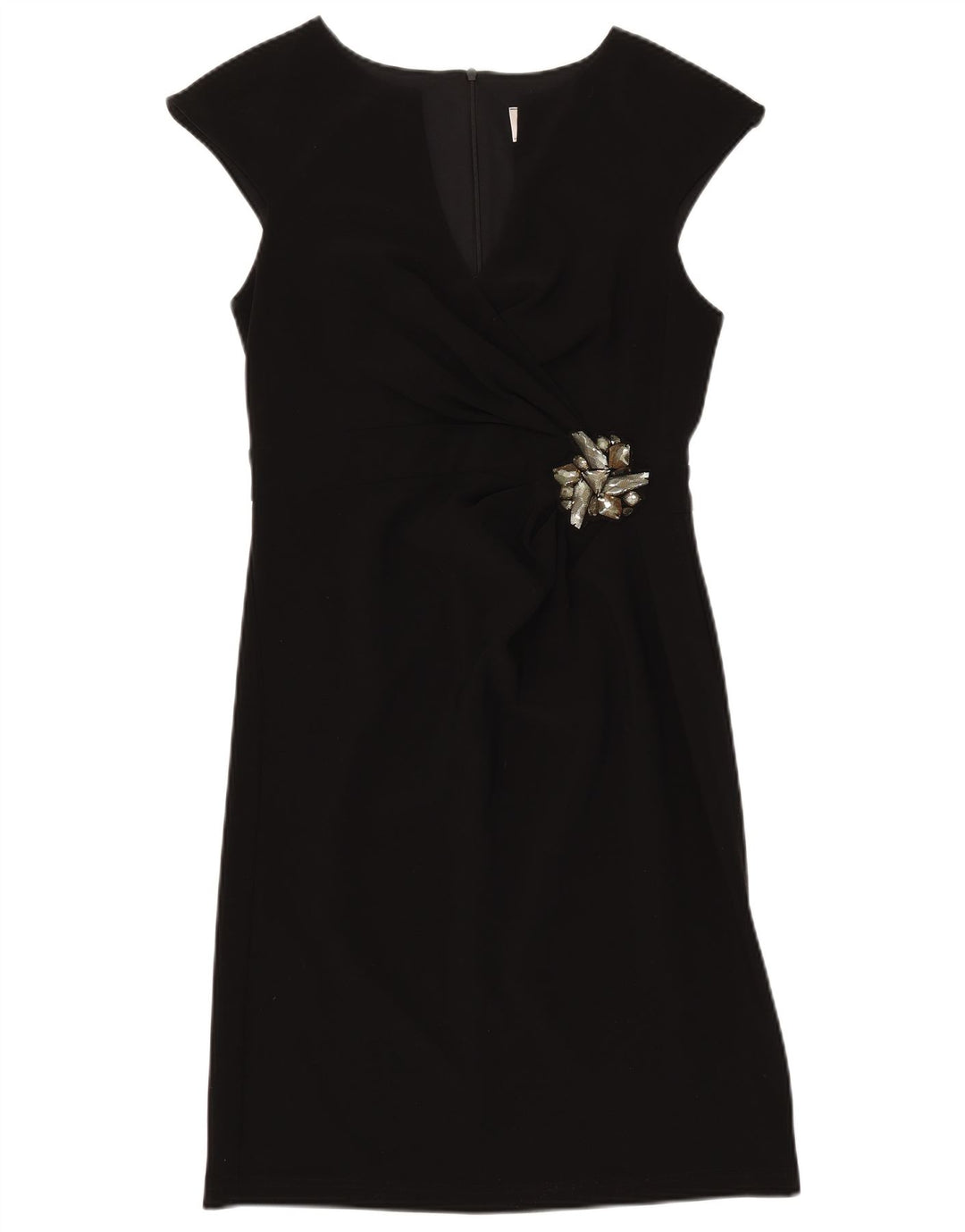 Abito a trapezio da donna Joseph Ribkoff UK 10 piccolo poliestere nero