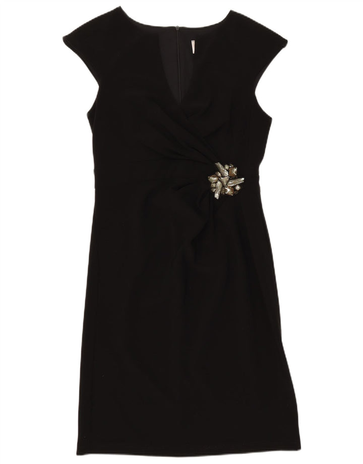Abito a trapezio da donna Joseph Ribkoff UK 10 piccolo poliestere nero