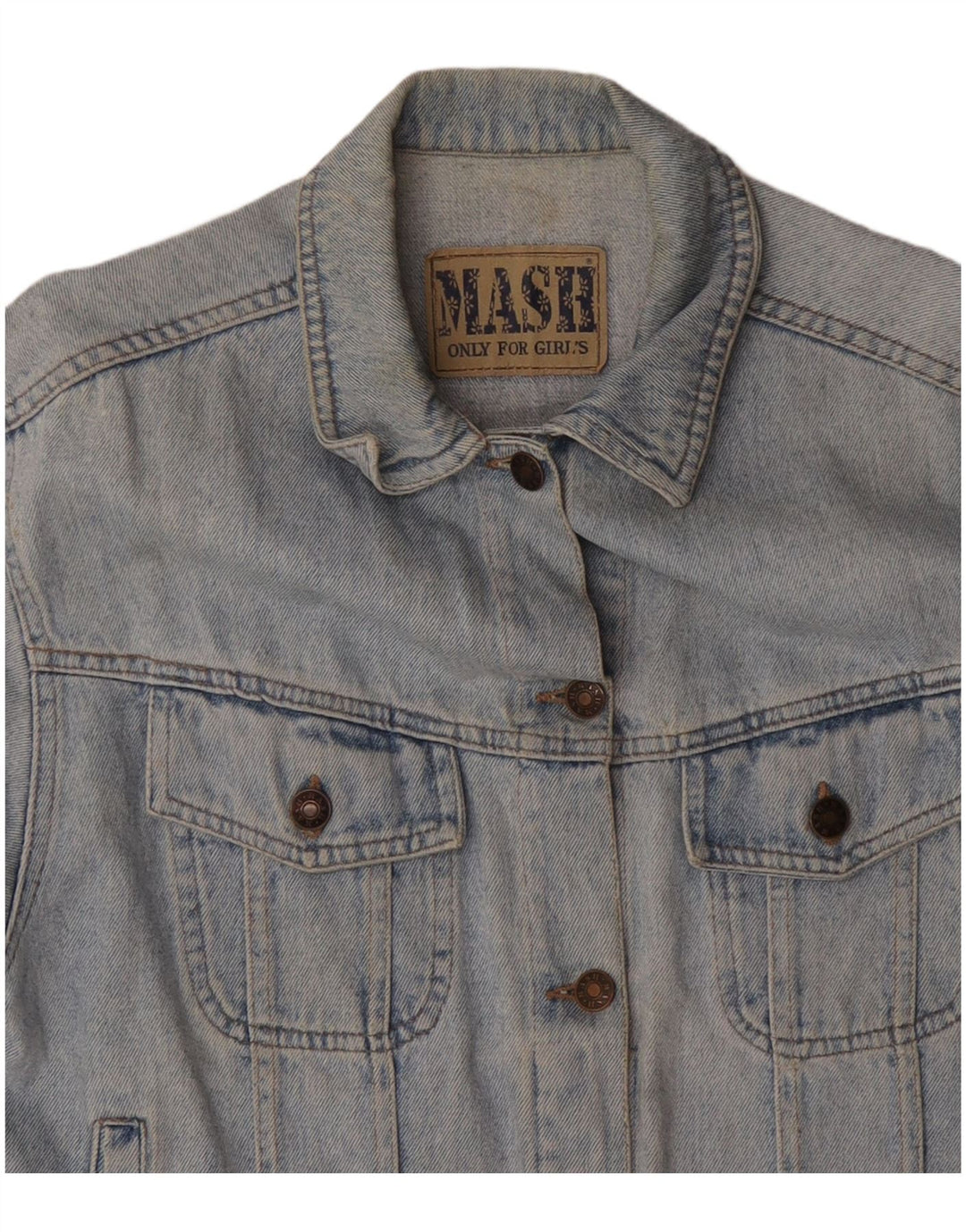 Giacca Jeans Bambina Mash 14-15 Anni Blu Cotone