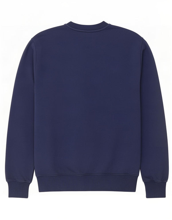 Felpa con grafica Nike da uomo, piccola, in cotone blu navy