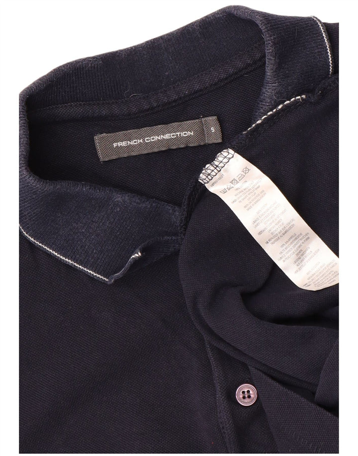 Polo da uomo FRENCH CONNECTION piccola in cotone blu navy
