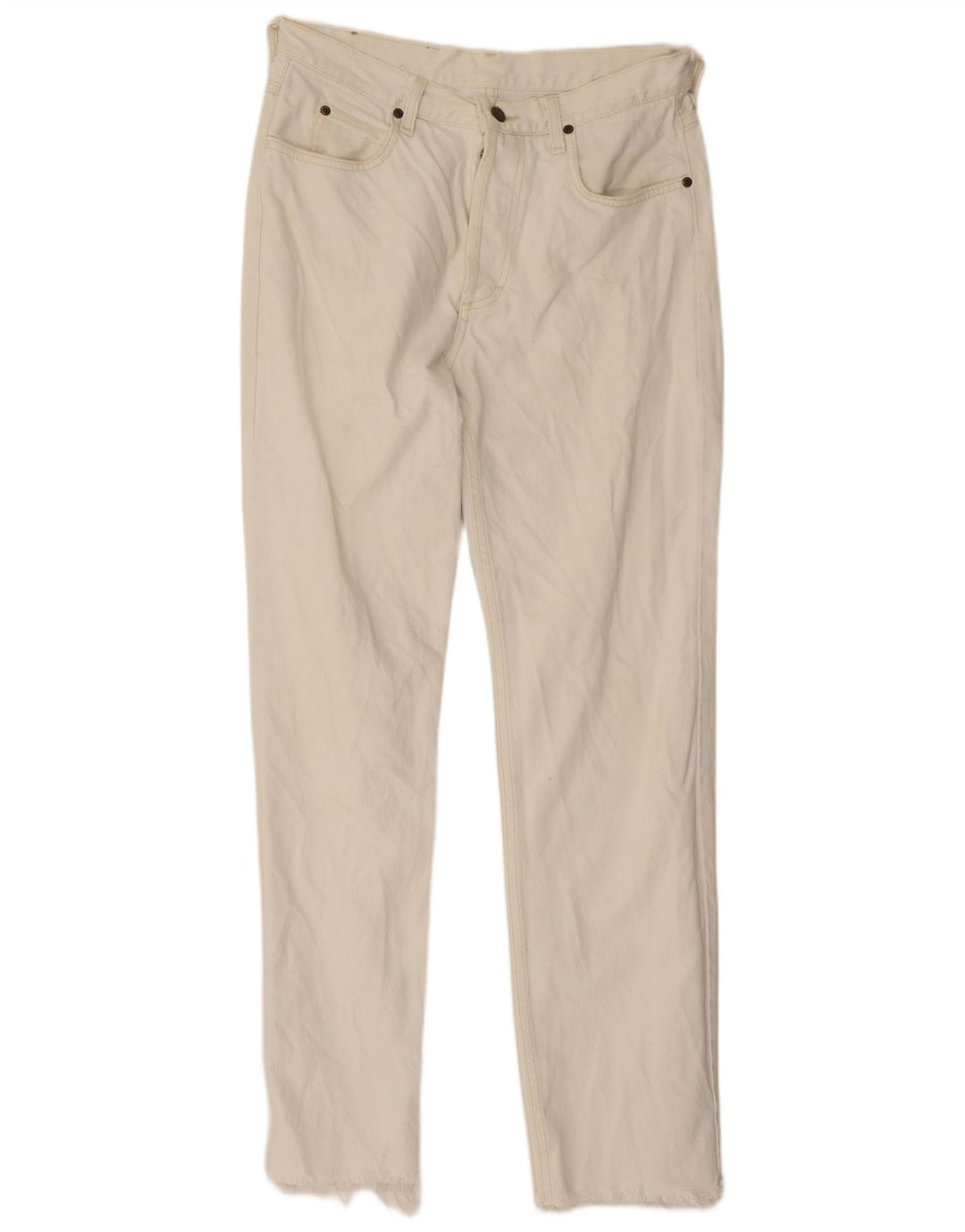 Jeans dritti da uomo Lee W30 L31 cotone bianco