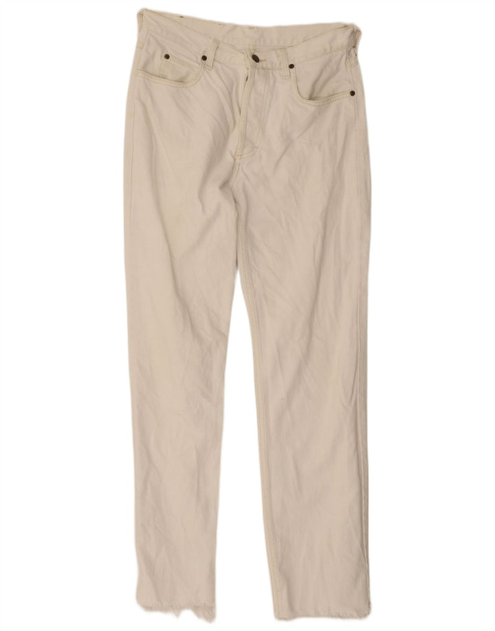 Jeans dritti da uomo Lee W30 L31 cotone bianco