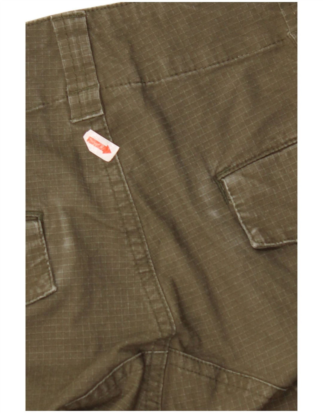 Pantaloni cargo dritti da donna NIKE W34 L27 cotone kaki