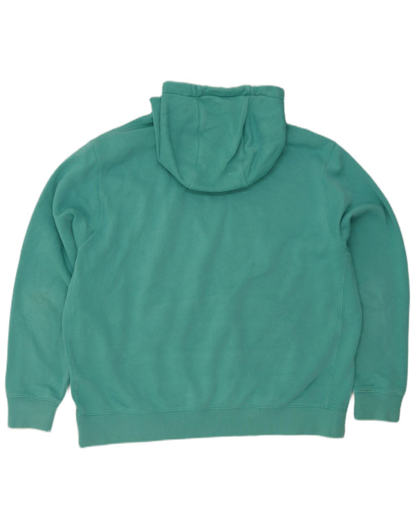 Felpa con cappuccio da uomo Nike XL in cotone turchese