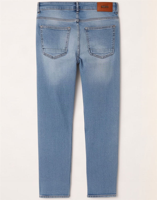 Jeans corti da uomo Hugo Boss W32 L25 cotone blu