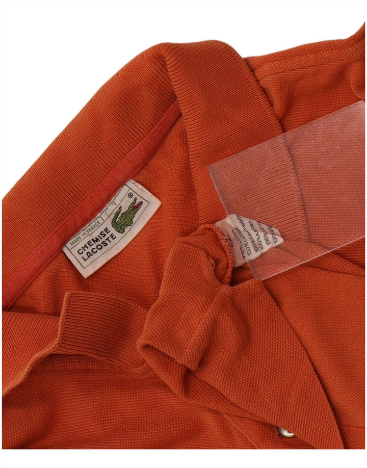 Polo da uomo Lacoste taglia 7 2XL cotone arancione