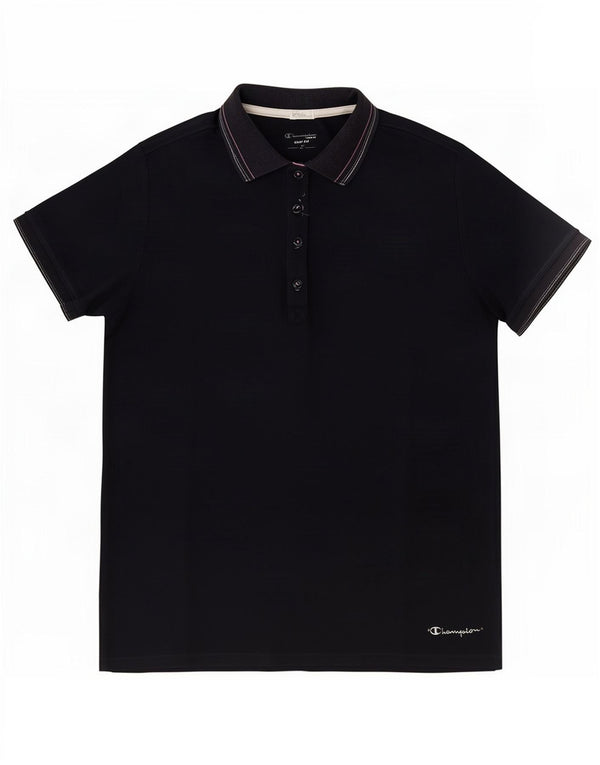 Polo da donna Easy Fit Champion, taglia grande, in cotone blu navy