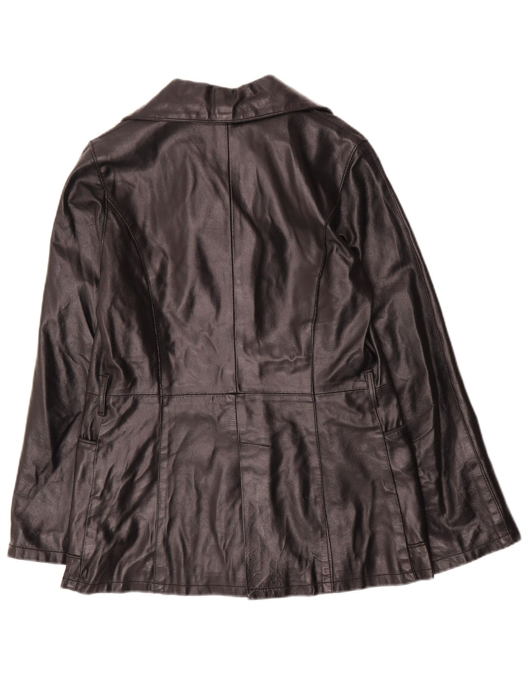 Giacca in pelle da donna Bayside UK 10 piccola in pelle nera