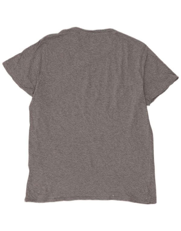 T-shirt grafica da uomo Levi's Top in cotone a righe grigie grandi