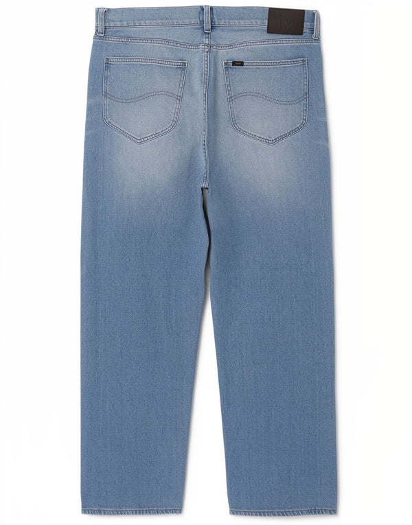 Jeans dritti da donna Lee W34 L29 cotone blu