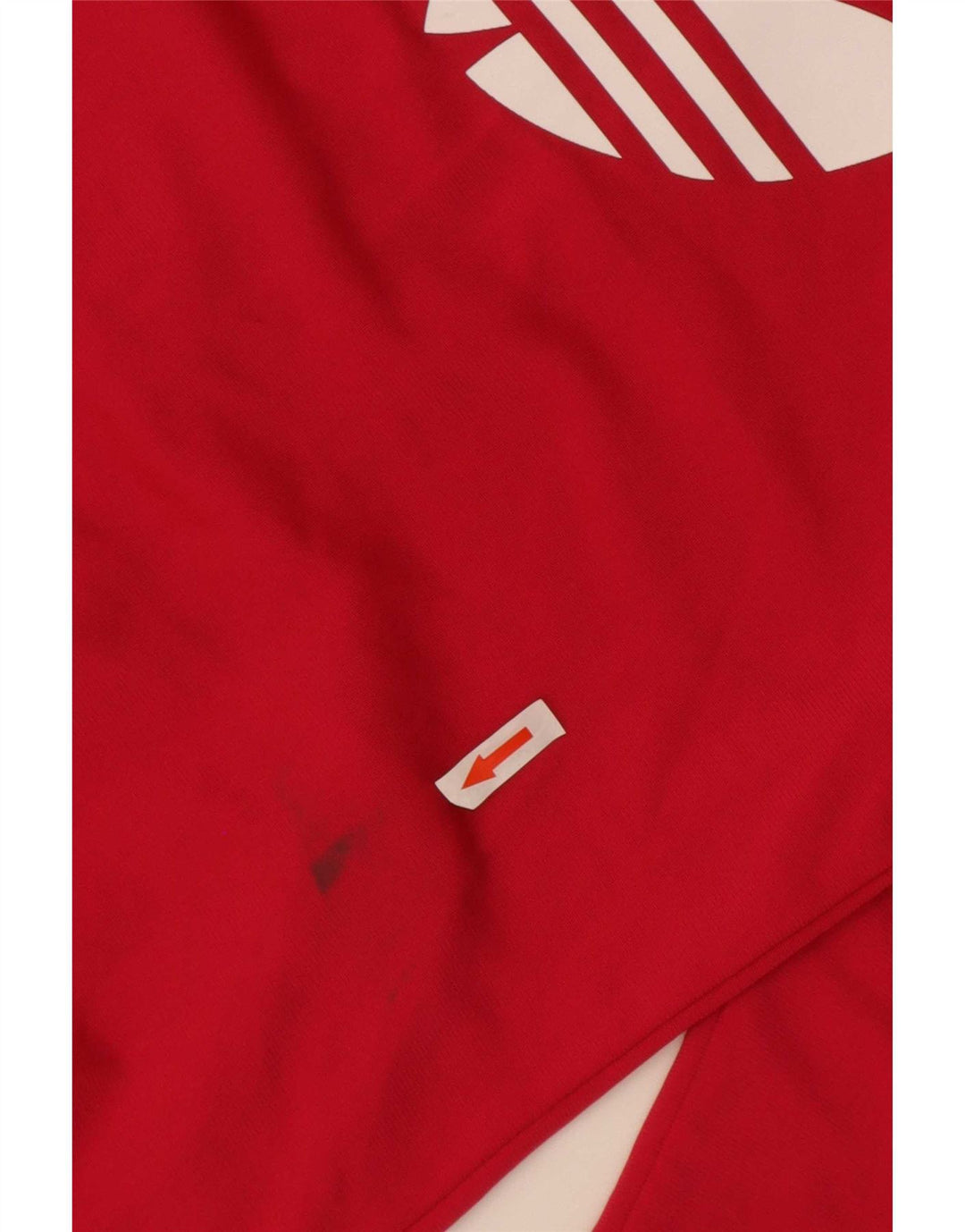 Giacca da ginnastica grafica per ragazze Adidas 11-12 anni in poliestere rosso