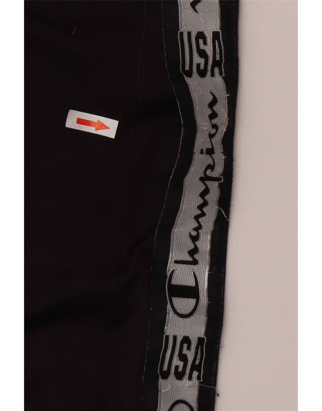 Pantaloni da tuta con grafica Champion da uomo, grandi, in poliestere color block nero