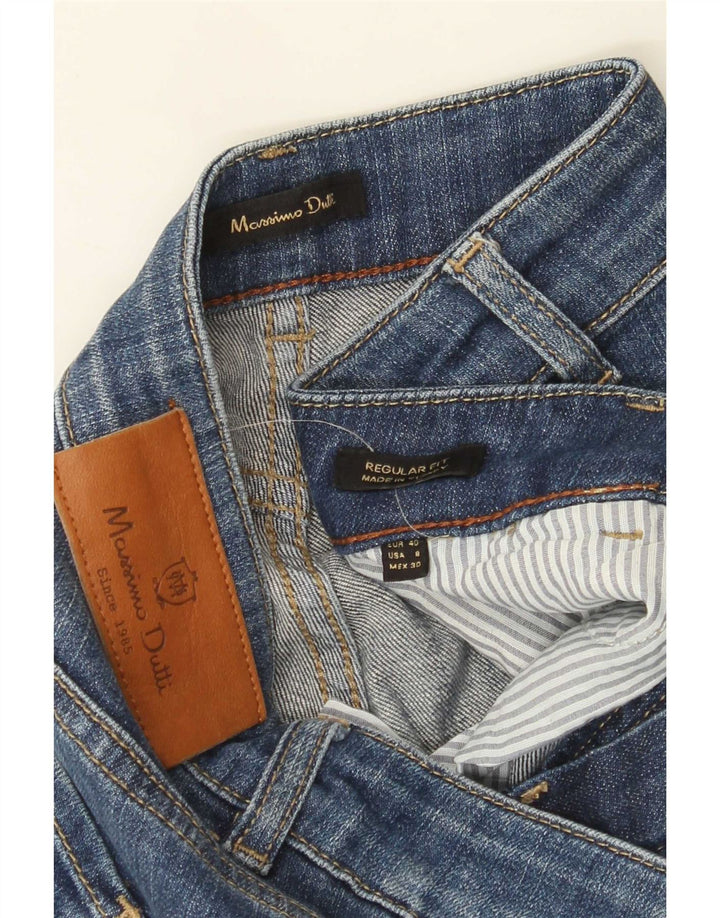 Jeans dritti da donna Massimo Dutti EU 40 medio W30 L32 blu