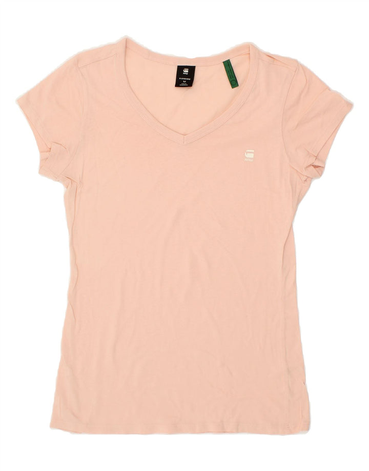 G-STAR Womens T-Shirt Top UK 12 Medium Pink Vintage G-Star and Second-Hand G-Star from Messina Hembry 