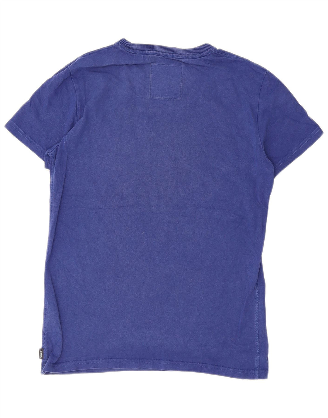 T-shirt grafica da uomo Superdry Top Small in cotone blu