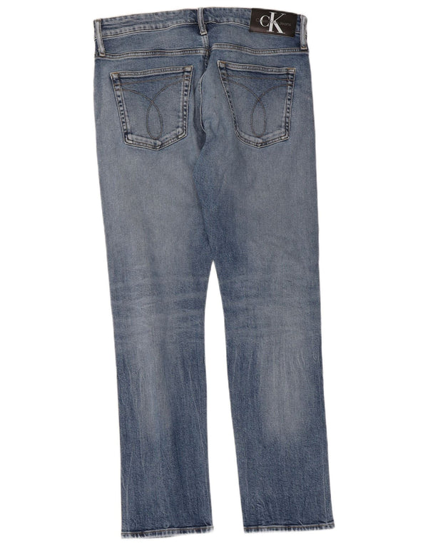 Calvin Klein Mens Slim Jeans W34 L32 Blue