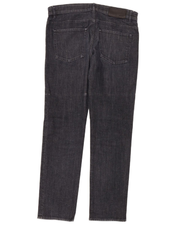 Jeans slim da uomo HUGO BOSS Candiani W32 L32 cotone blu navy