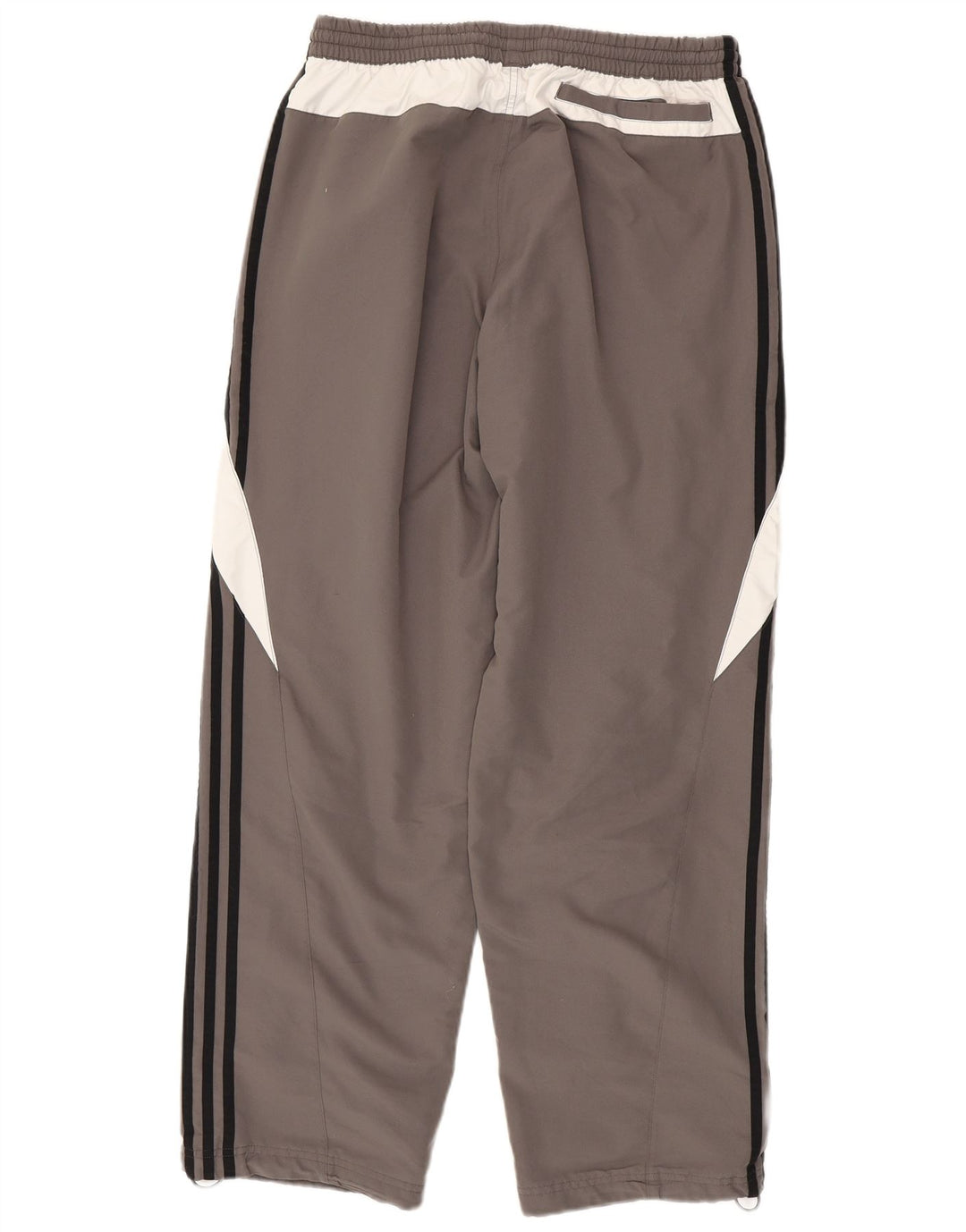 Pantaloni da tuta da uomo ADIDAS grandi in poliestere color block grigio