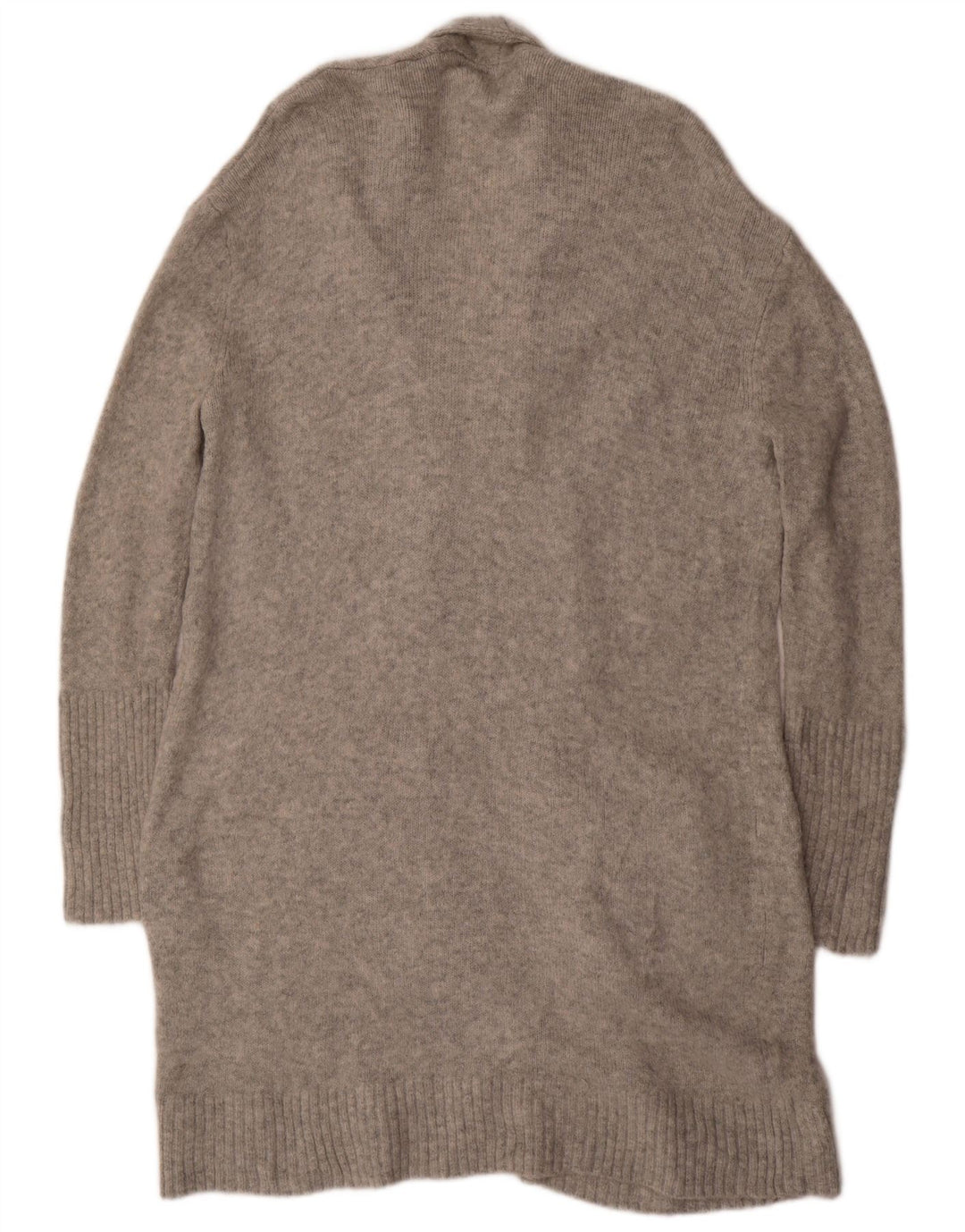 MOSSIMO Maglione cardigan aperto lungo oversize da donna UK 14 Grigio medio