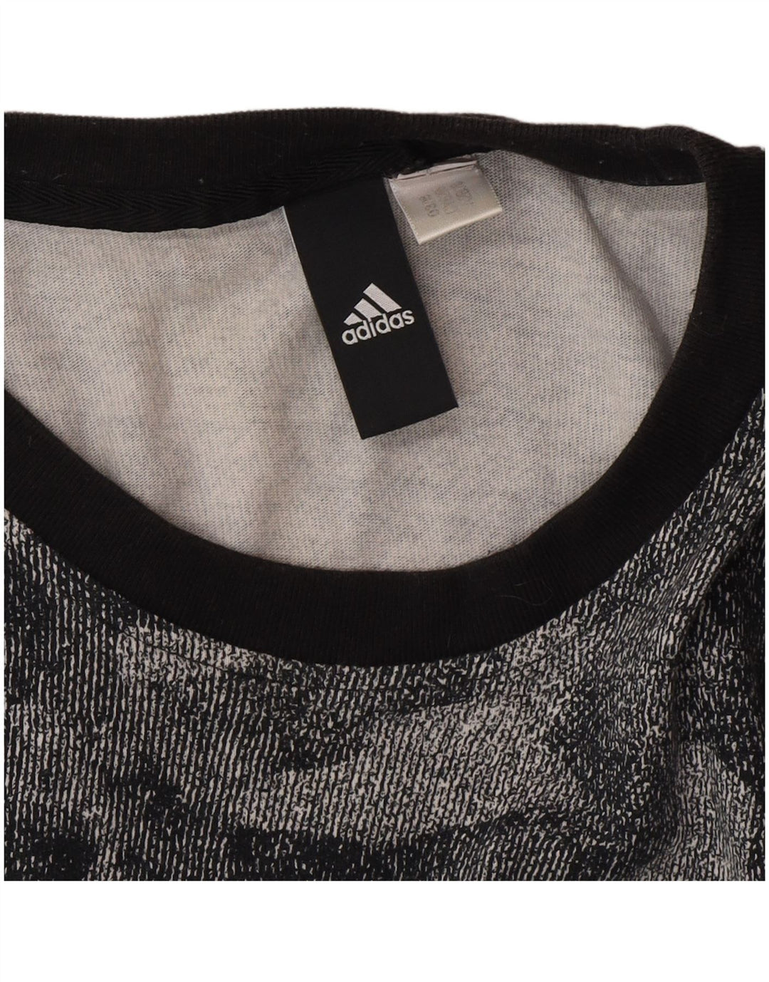 T-shirt grafica da uomo Adidas Top grigio medio mimetico