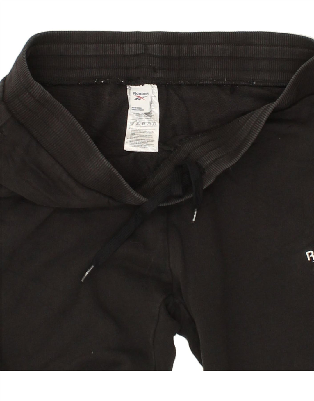 REEBOK Womens Tracksuit Trousers UK 12/14 Medium Black Cotton Vintage Reebok and Second-Hand Reebok from Messina Hembry 