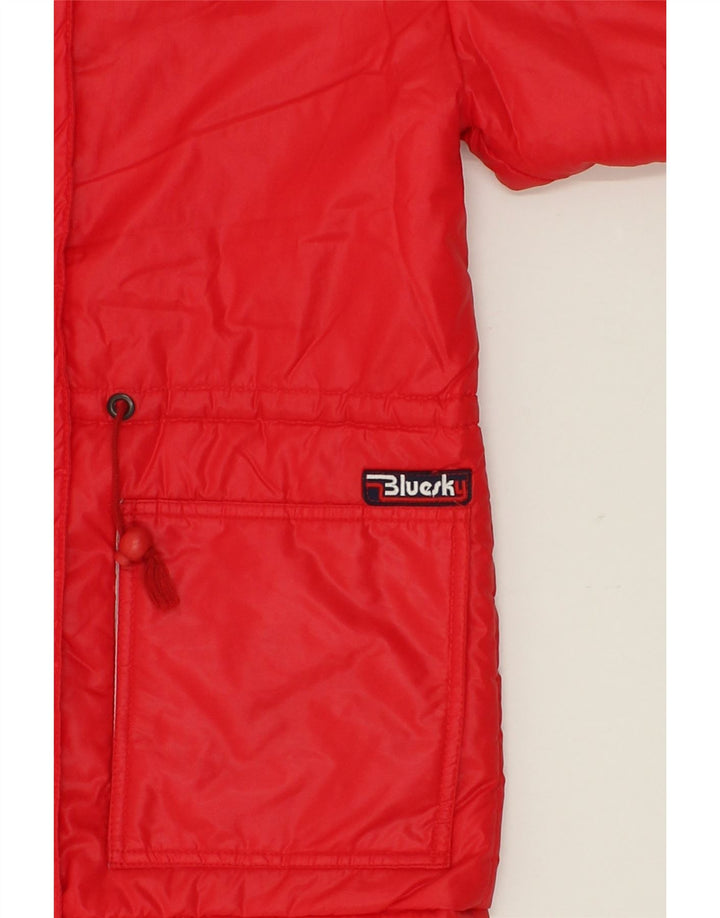 VINTAGE Womens Windbreaker Jacket IT 46 Large Red Colourblock Polyamide Vintage Vintage and Second-Hand Vintage from Messina Hembry 