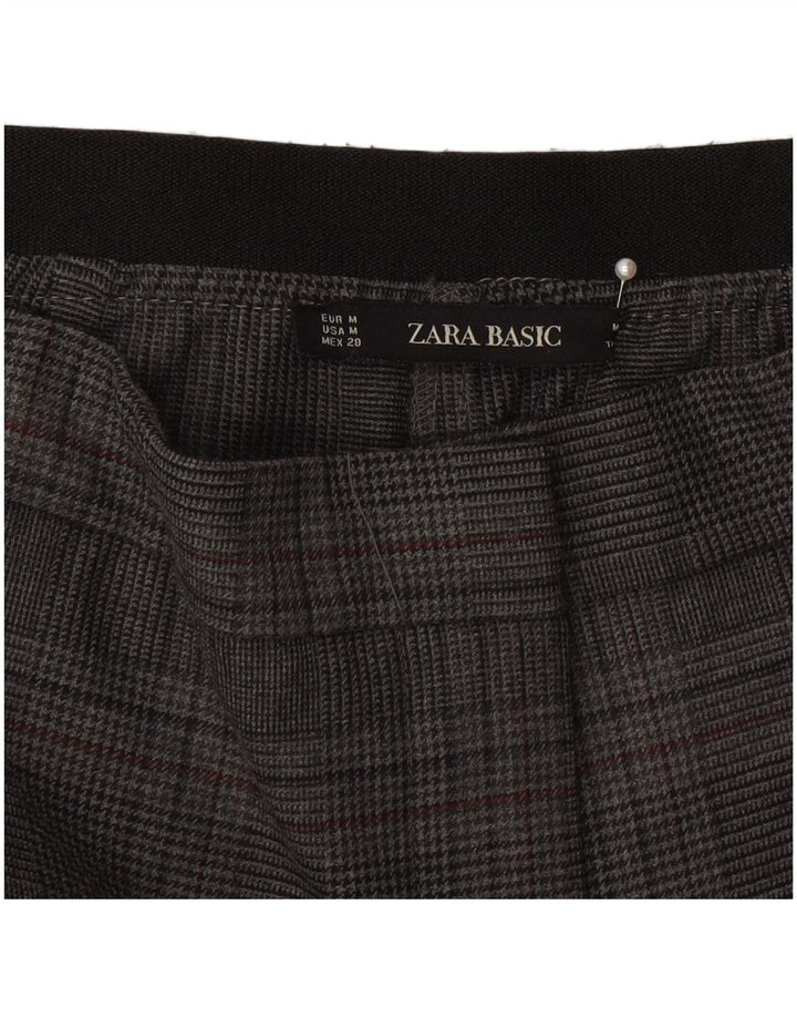 Pantaloni chino slim fit da donna Zara medi W28 L27 pied de poule grigi