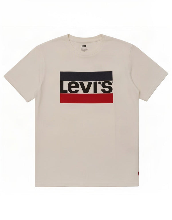 T-shirt grafica da uomo Levi's Top in cotone bianco medio