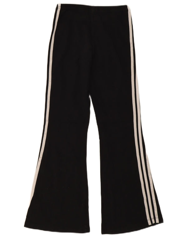 Pantaloni Adidas Flare Windbreaker per ragazze 11-12 anni in cotone nero