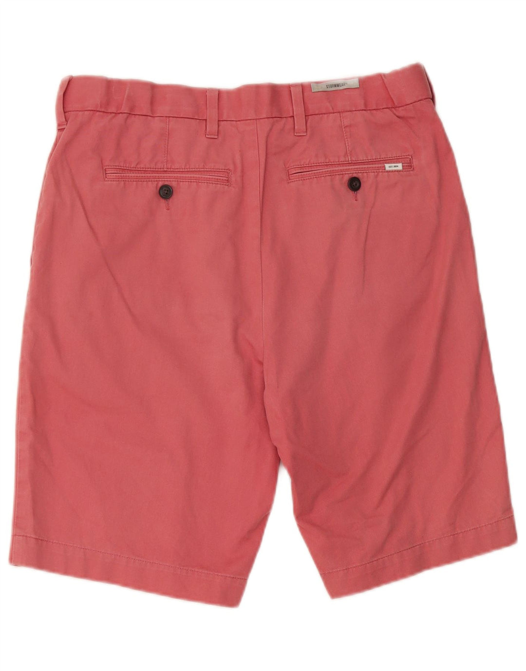 Pantaloncini chino da uomo Marks & Spencer W32 cotone rosso medio