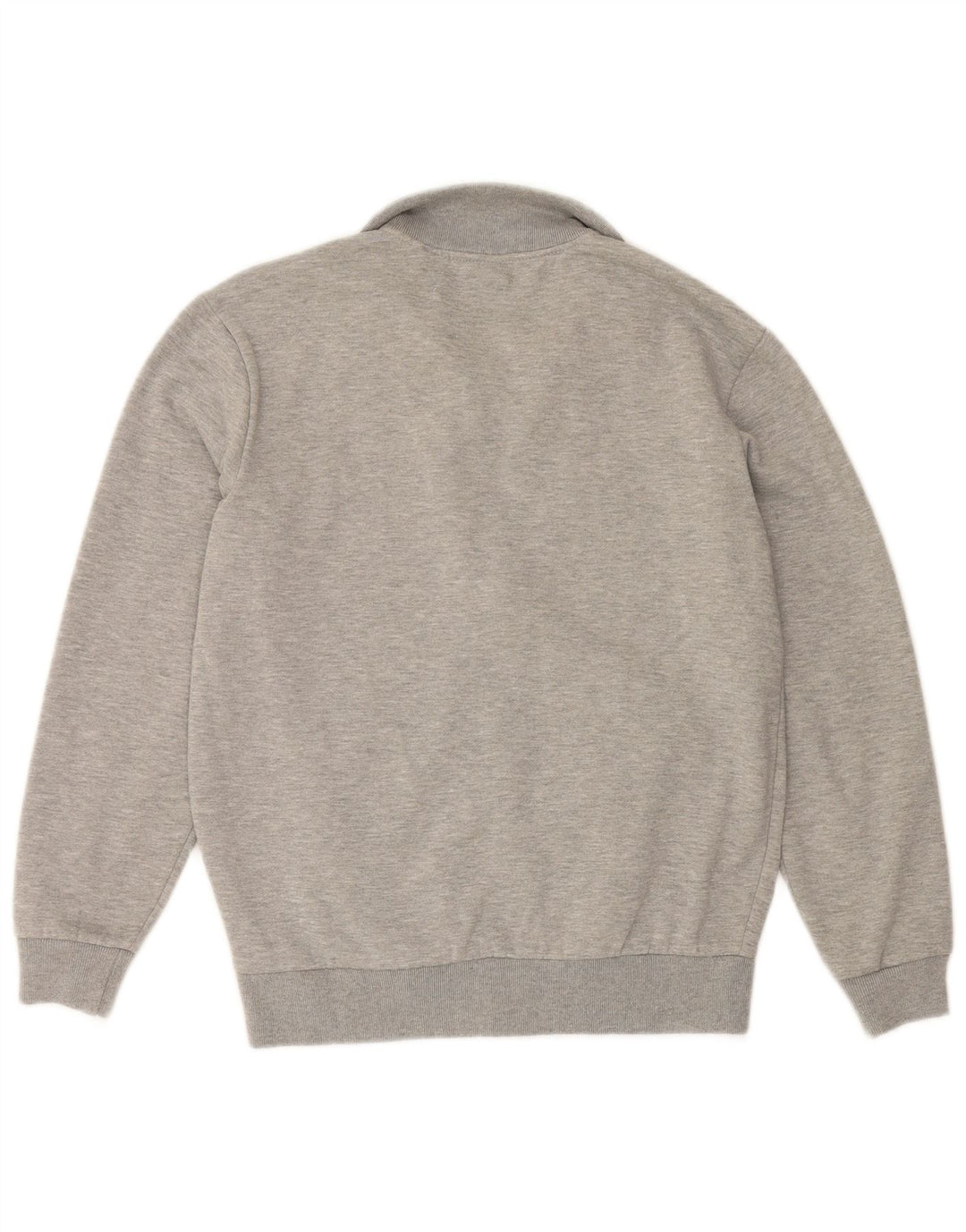 Maglione con cappuccio e zip da uomo FILA piccolo in cotone grigio