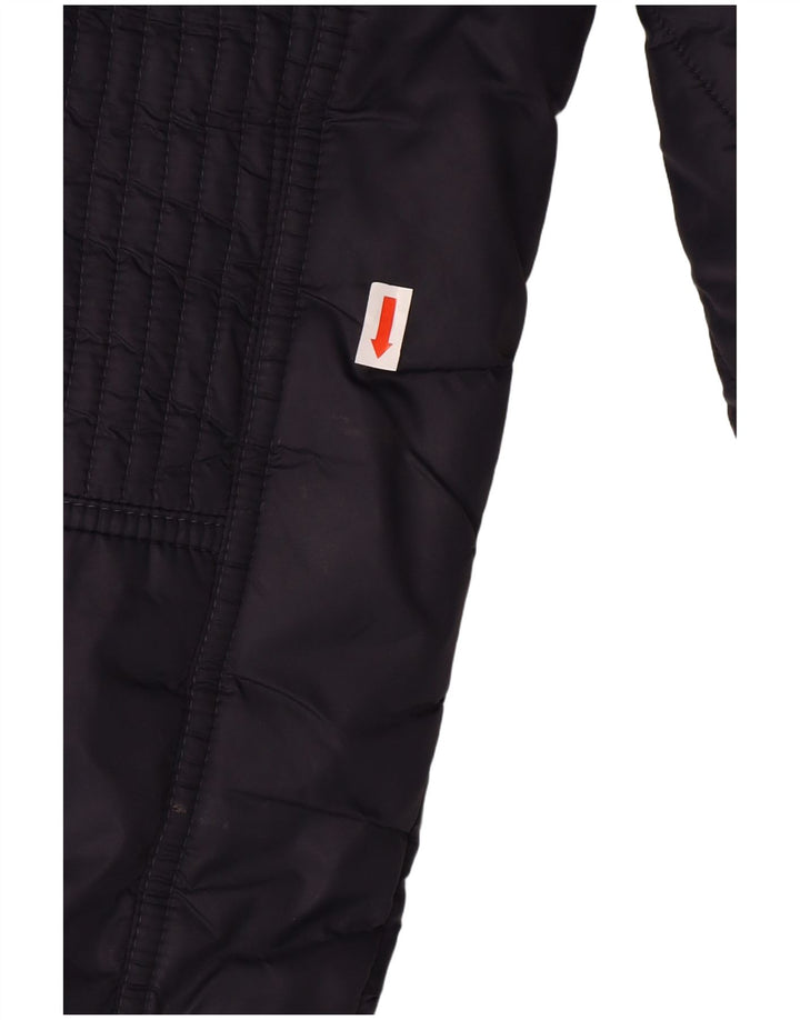 CALVIN KLEIN JEANS Mens Graphic Padded Jacket UK 38 Medium Navy Blue