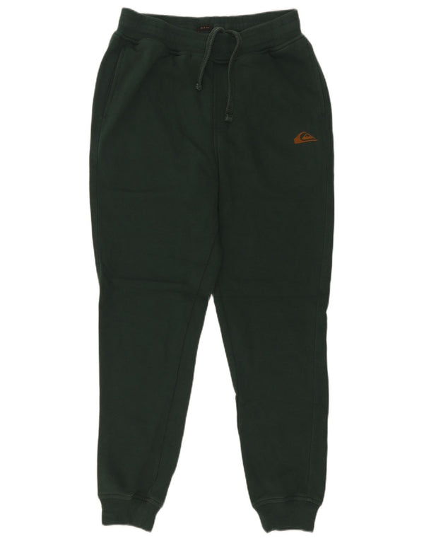 Quiksilver Pantaloni da tuta da uomo slim fit Joggers piccoli in cotone verde