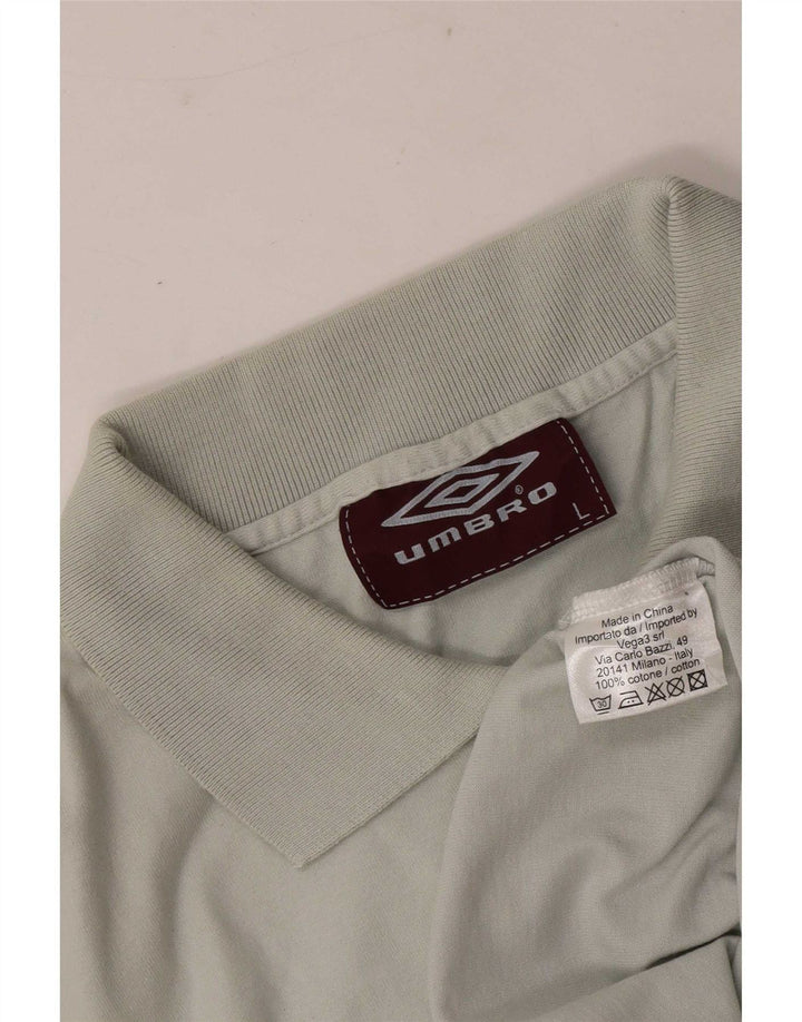 Polo Umbro Uomo Large Verde Cotone