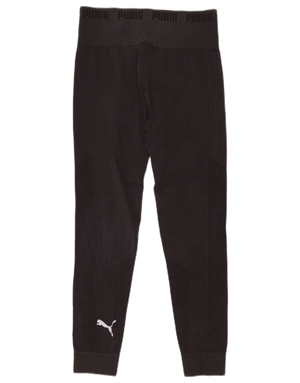 Puma Pantaloni da tuta con grafica da donna Joggers UK 8 Small Nero