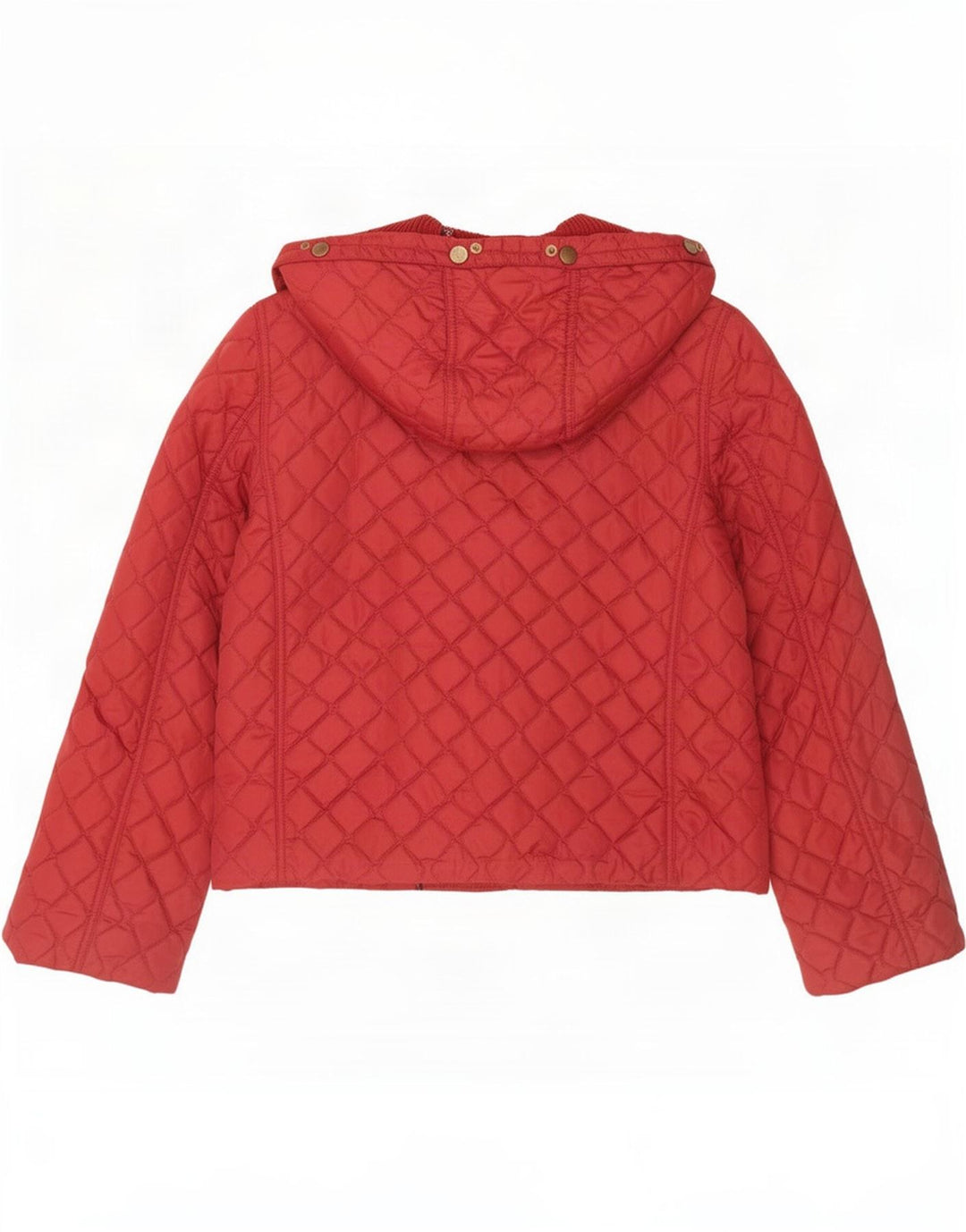 Giacca trapuntata con cappuccio da donna Byblos UK 12 poliestere bordeaux medio