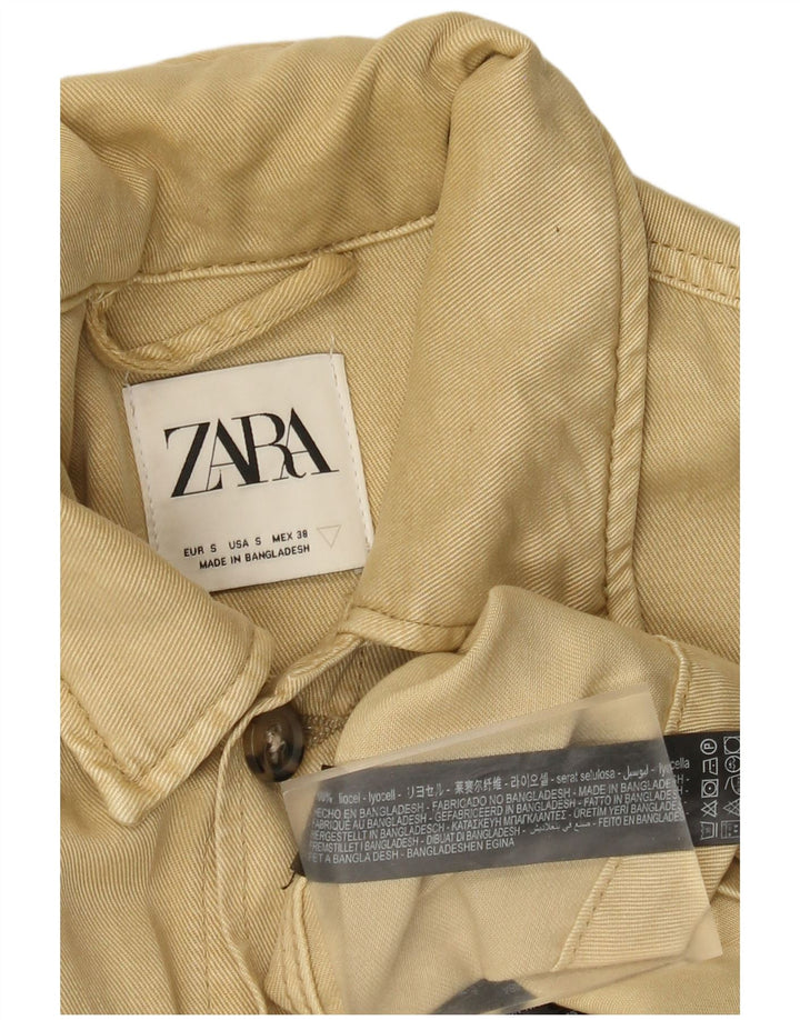 Giacca utility da uomo Zara UK 36 Small Beige Lyocell