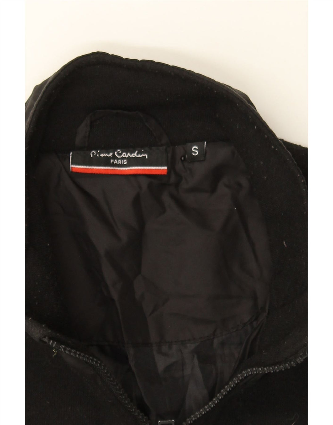 PIERRE CARDIN Mens Quilted Jacket UK 36 Small Black Polyester Vintage Pierre Cardin and Second-Hand Pierre Cardin from Messina Hembry 