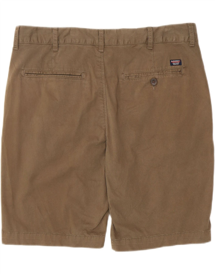 Pantaloncini chino da uomo Superdry W36 grandi cotone kaki