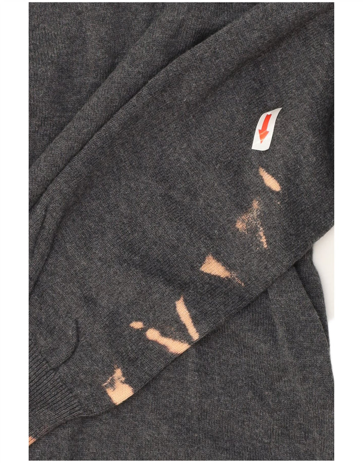 Maglione girocollo da uomo John Lewis, grande cotone grigio