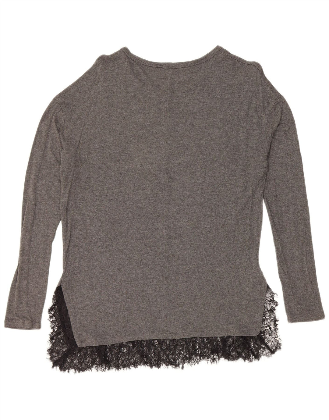 Camicetta a maniche lunghe da donna Zara UK 14 Grigio medio