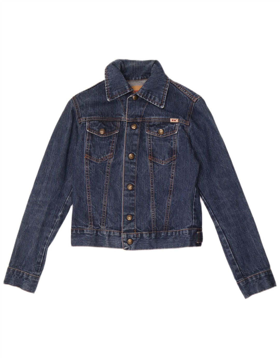 Giacca di jeans corta da donna Zu Elements IT 40 Small Blu Cotone