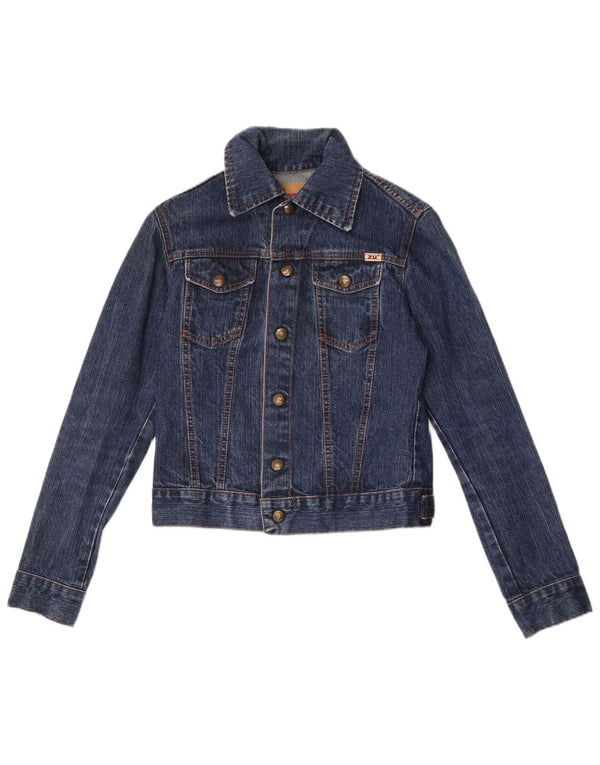 Giacca di jeans corta da donna Zu Elements IT 40 Small Blu Cotone